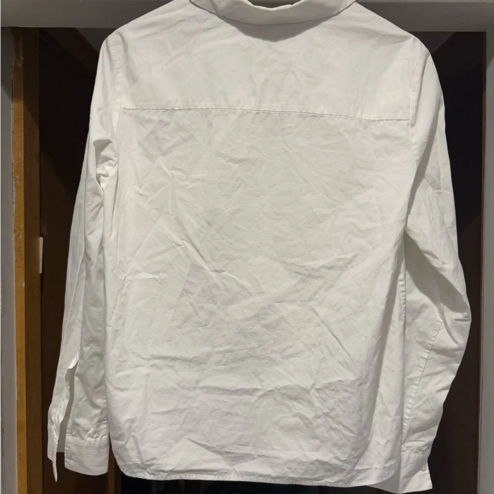 COS white cotton fitted shirt EUC size 40